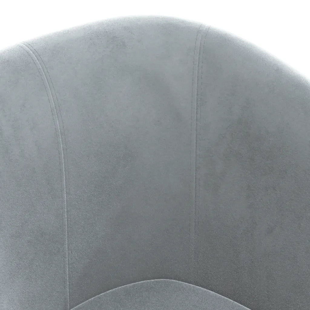 Divano Sedia-Poltrona Cabriolet Grigio Scuro in Velluto 271420