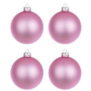 Pallina di Natale Rosa Opaco in Vetro Addobbi Albero Diametro: 100 mm