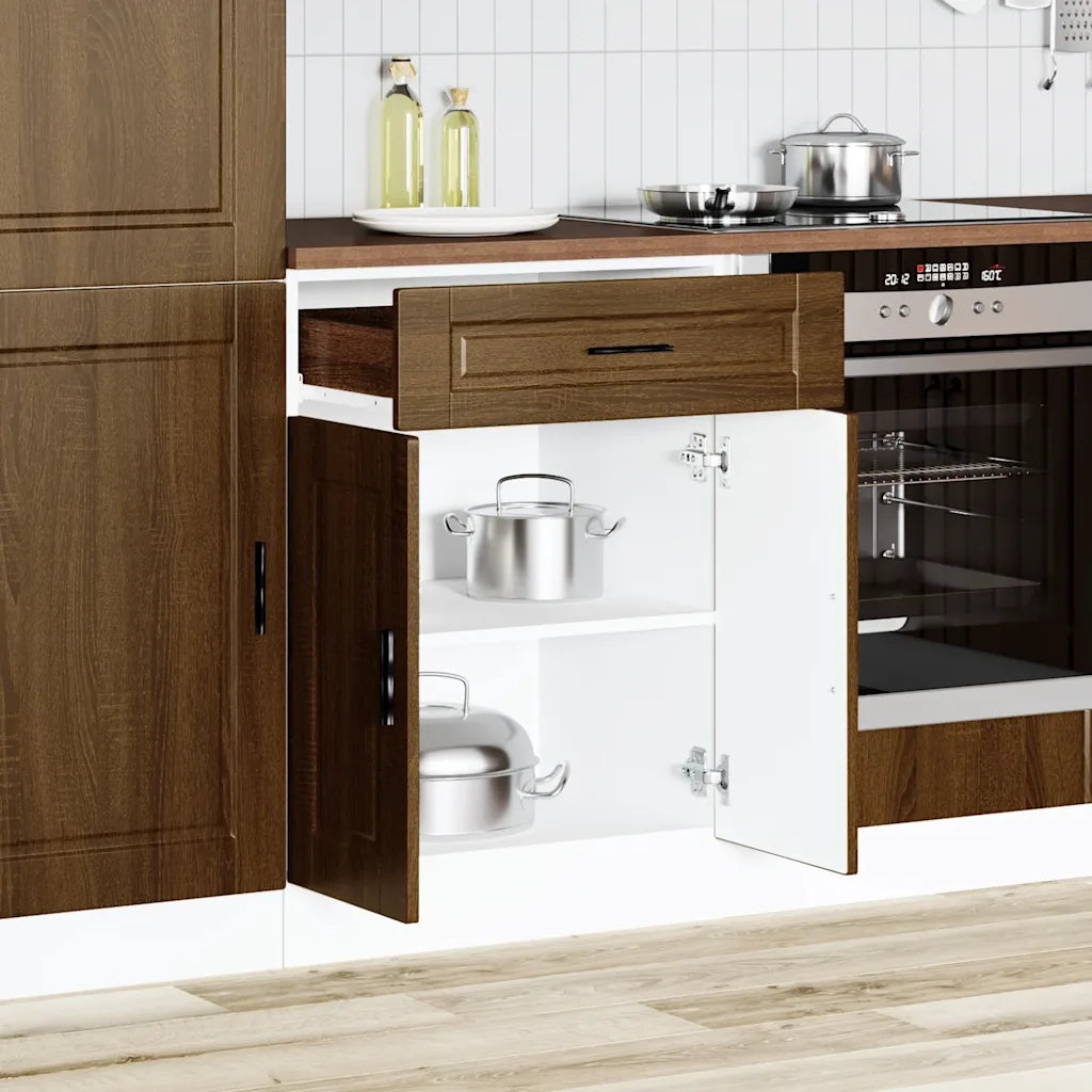 Base da Cucina Porto Rovere Marrone in Legno Multistrato 853974