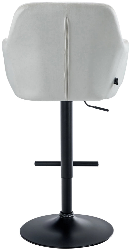 Barhocker Natoma Samt schwarz
