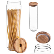 Contenitore per alimenti in vetro KADAX per pasta sfusa, spaghetti, con coperchio, 1550 ml