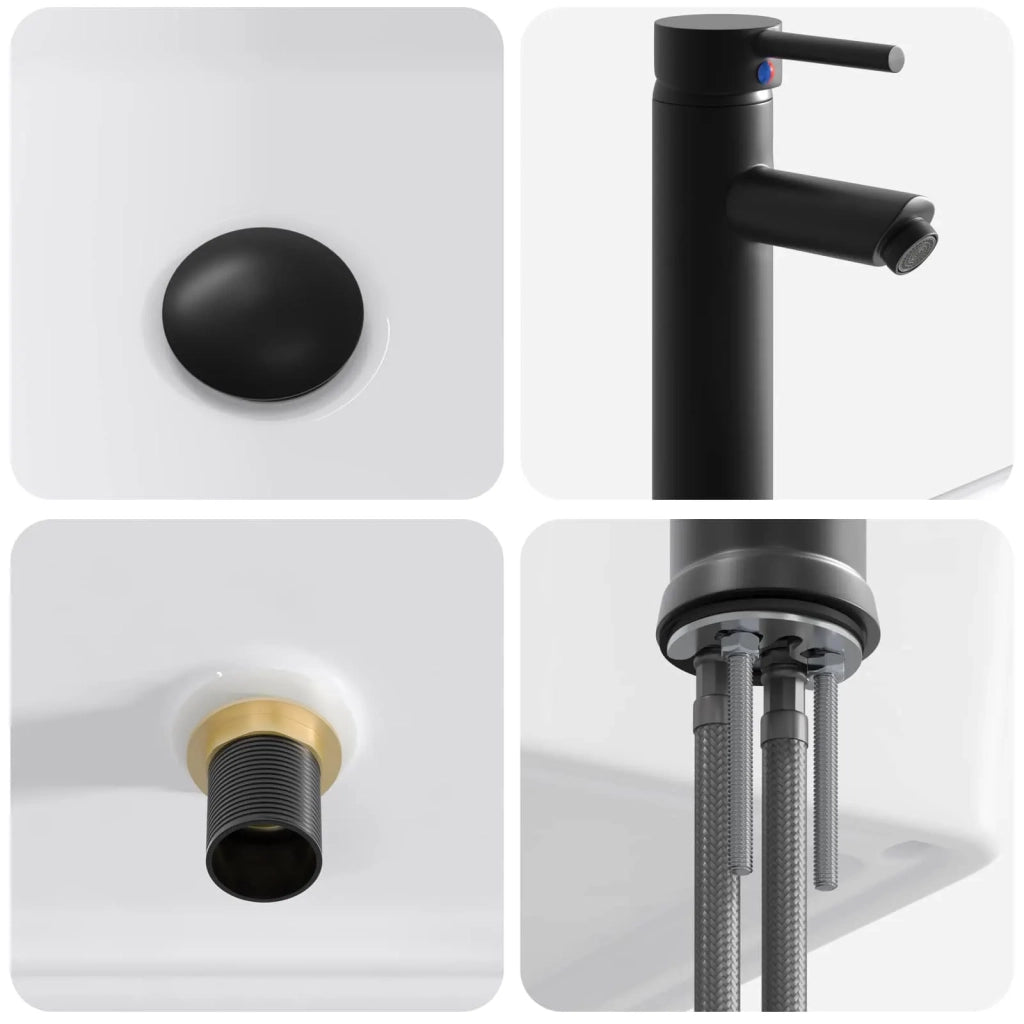 Mobile da bagno con lavabo Rovere Artigianale 54 x 35 x 83 cm 890167