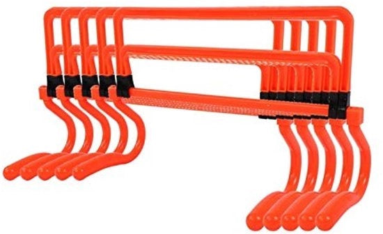 Set di 5 Ostacoli Flessibili per Allenamento - Materiale PVC Duraturo - Ripiegabile e Leggero - Migliora Velocità e Agilità - Alta Visibilità