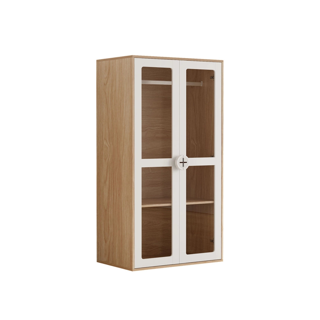 Set Armadio con Cassettiera ¨C Minimal ¨C Bianco, Legno
