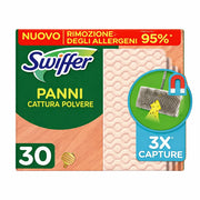 SWIFFER DRY PANNI CATTURAPOLVERE PER LEGNO IN CONFEZIONE DA 30 PEZZI