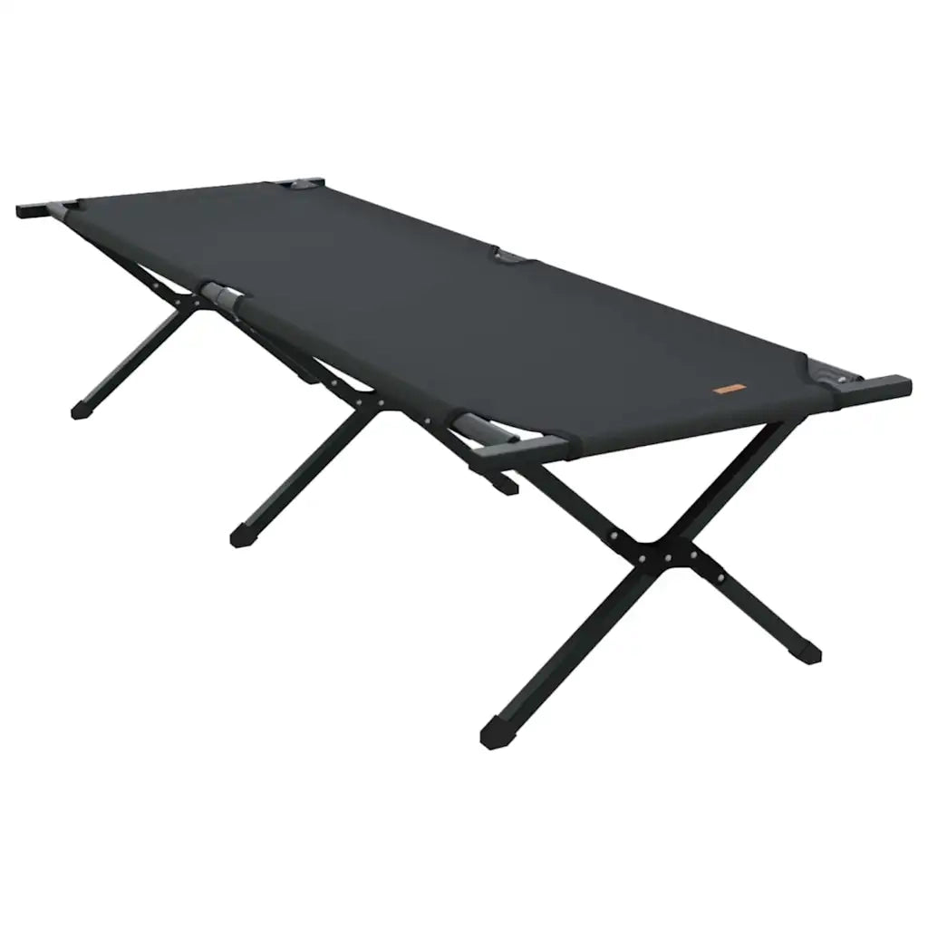 Letto da campeggio pieghevole 2 pz Nero 193 x 69 x 45 cm CFW4689625