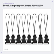 Clip di stabilizzazione per fotocamera DSLR 8 pezzi - Materiale: plastica - Peso leggero - Stabilità - Facile da installare