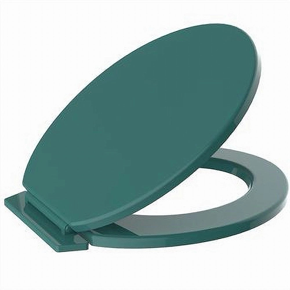 Trade Shop - Sedile Coprivaso Wc Water Copriwater Bagno In Pvc Universale Verde Scuro 59024 -