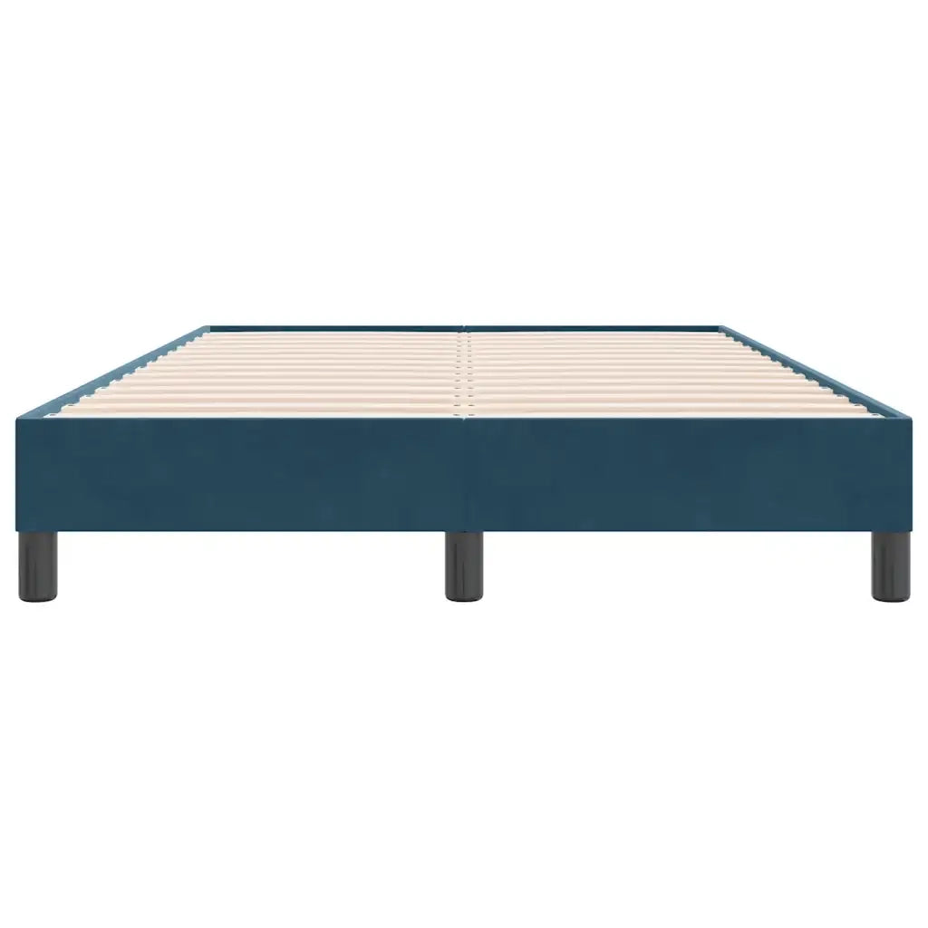Giroletto senza Materasso Blu Scuro 120x220 cm in Velluto 4101401