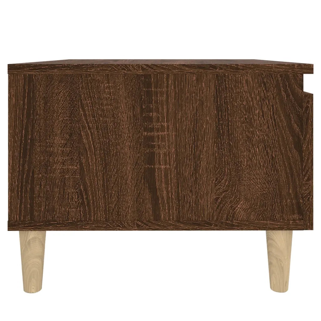Tavolino da Salotto-Tavolino da soggiorno-Tavolo Rovere Marrone 50x46x35cm Legno Multistrato 626369