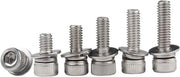 Viti Inbus a 6 facce in acciaio inossidabile con combinazione a vite e viti M6*50 * 12 pezzi da 10