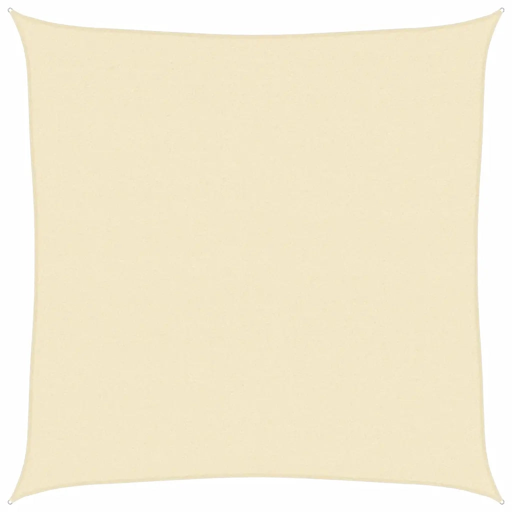 Vela Parasole | Telo Ombra | Vela da ombra 160 g/m2 Crema 7x7 m in HDPE