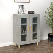Credenza-Buffet-Armadio da cucina Grigio Cemento 69,5x34x90 cm in Legno Multistrato 431697