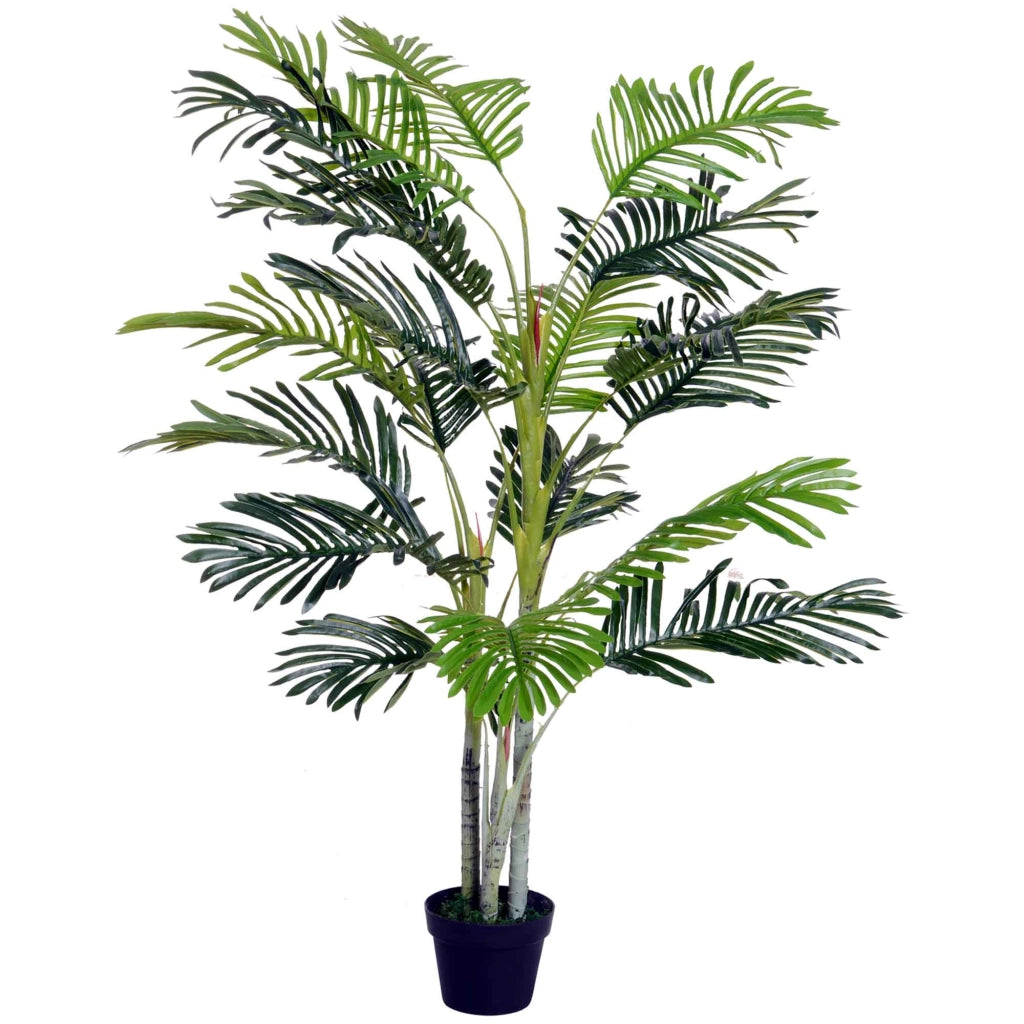 Palma Artificiale 150 cm con Vaso e Muschio ¨C zephmum ¨C Verde ?18x150 cm