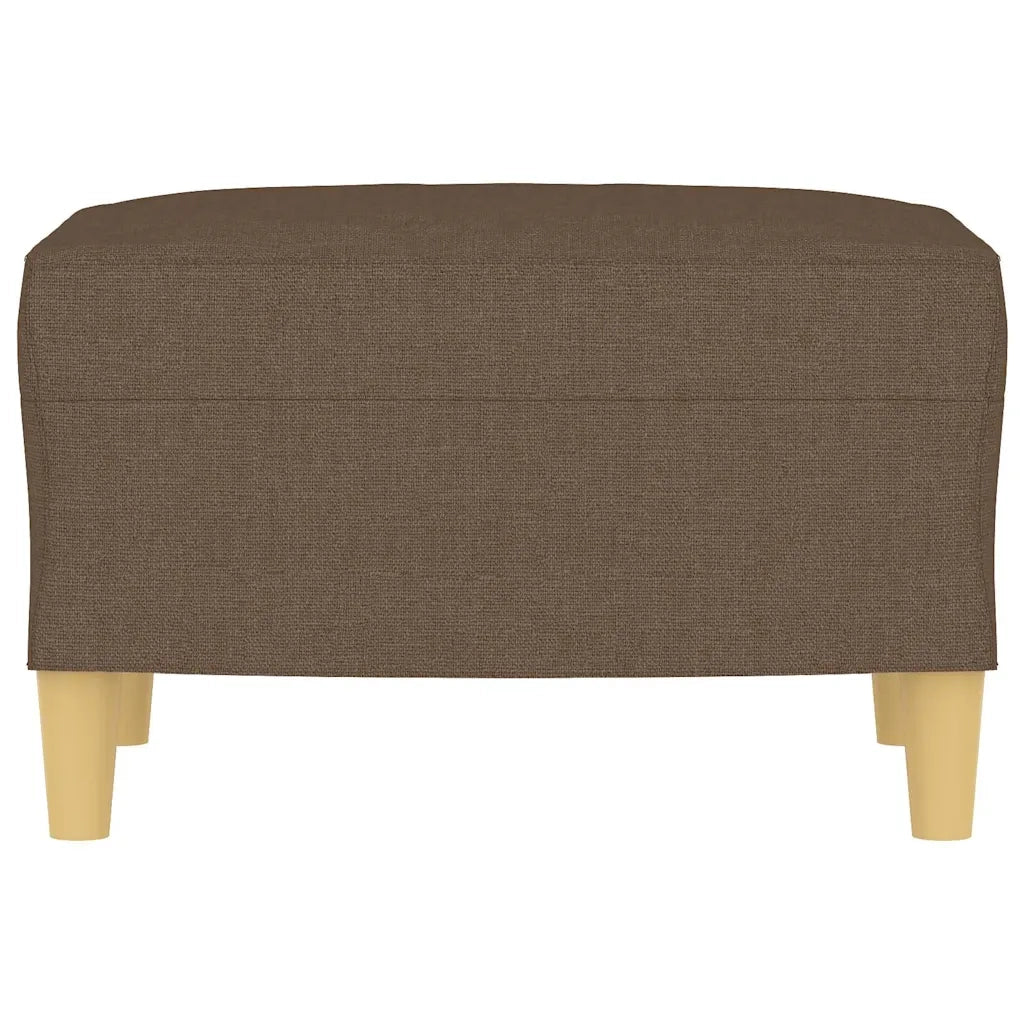 Poggiapiedi Marrone 60x50x41 cm in Tessuto cod mxl 67312