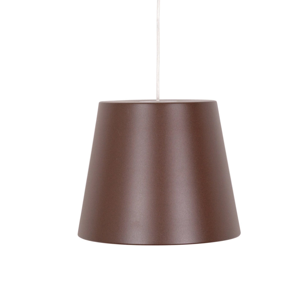 Zafferano Poldina 230V Lampada a sospensione a LED, design moderno in finitura Corten, dimmerabile con tecnologia LEDTRIAC, diametro 28cm, IP40/IP54