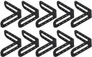 Livello per piastrelle 25 pezzi - Livellatore professionale per piastrelle - Materiale ABS - Nero - Diametro 1,96 mm - Ideale per piastrelle pavimento/muro - Sistema di piastrelle
