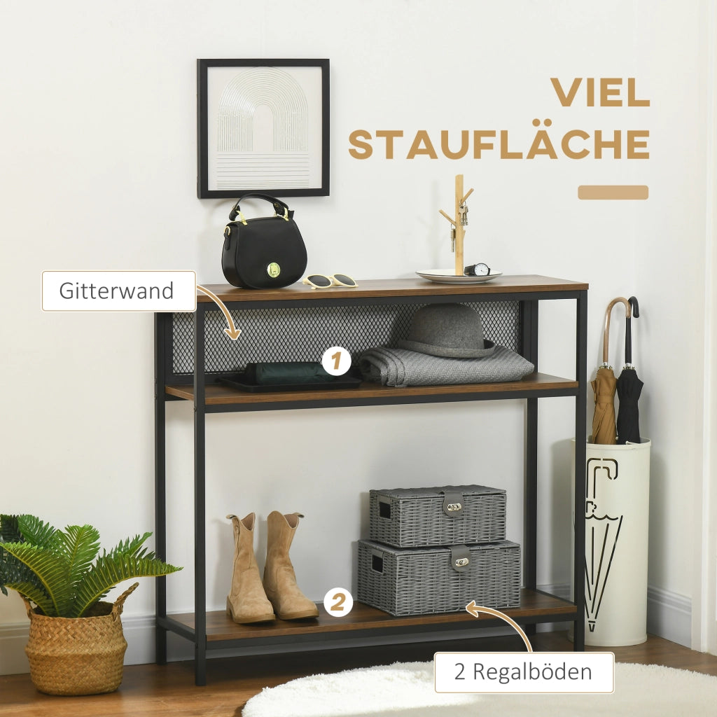 Tavolo da pranzo allungabile ¨C zephmum ¨C Legno massello di quercia, 100x90x29.5 cm