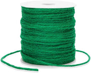 Corda di juta naturale - Corda per giardinaggio per hobby - Robusta e resistente - Verde - 100 metri - Adatta per panifici e artigianato
