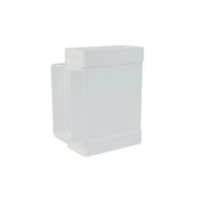 Raccordo a t rettangolare 55x110mm bianco per cappe