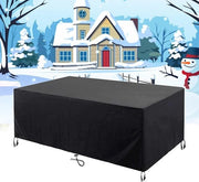 Sedili Esterni Resistenti all'Acqua 190 x 190 x 60 cm - Tessuto Oxford, Protezione UV, Per Esterni