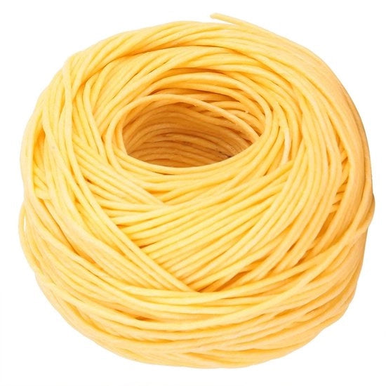 Fusibile per candele 200 metri - Henneplont/Vezellont - Cera d'api naturale - Senza fumo - Per la produzione di candele in proprio - Materiale biologico - Fusibile per candele
