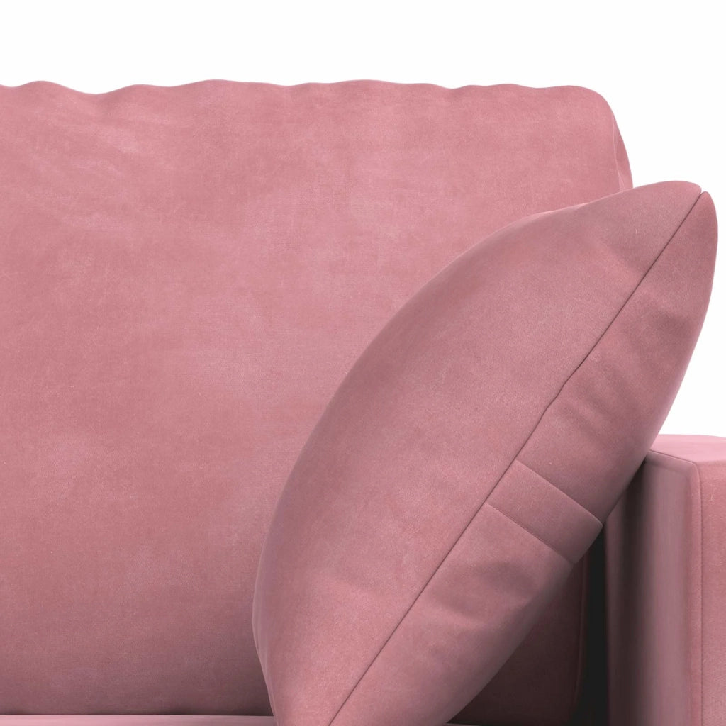 Set di divani 2 pcs Rosa 228 x 78 x 80 cm Velluto