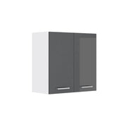 Vicco Pensile da cucina Antracite lucido 60 cm