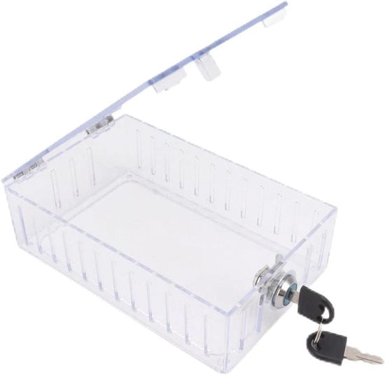 Pannello di sicurezza termostatica universale con chiave | Blocco di sicurezza domestico a grande sicurezza | Copertura trasparente | Protezione termostatica anti-intrusione
