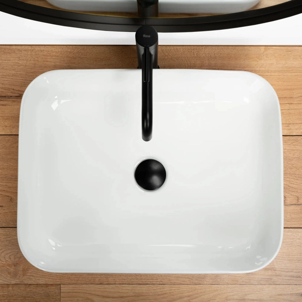 Lavabo Da Appoggio Rea Demi Slim
