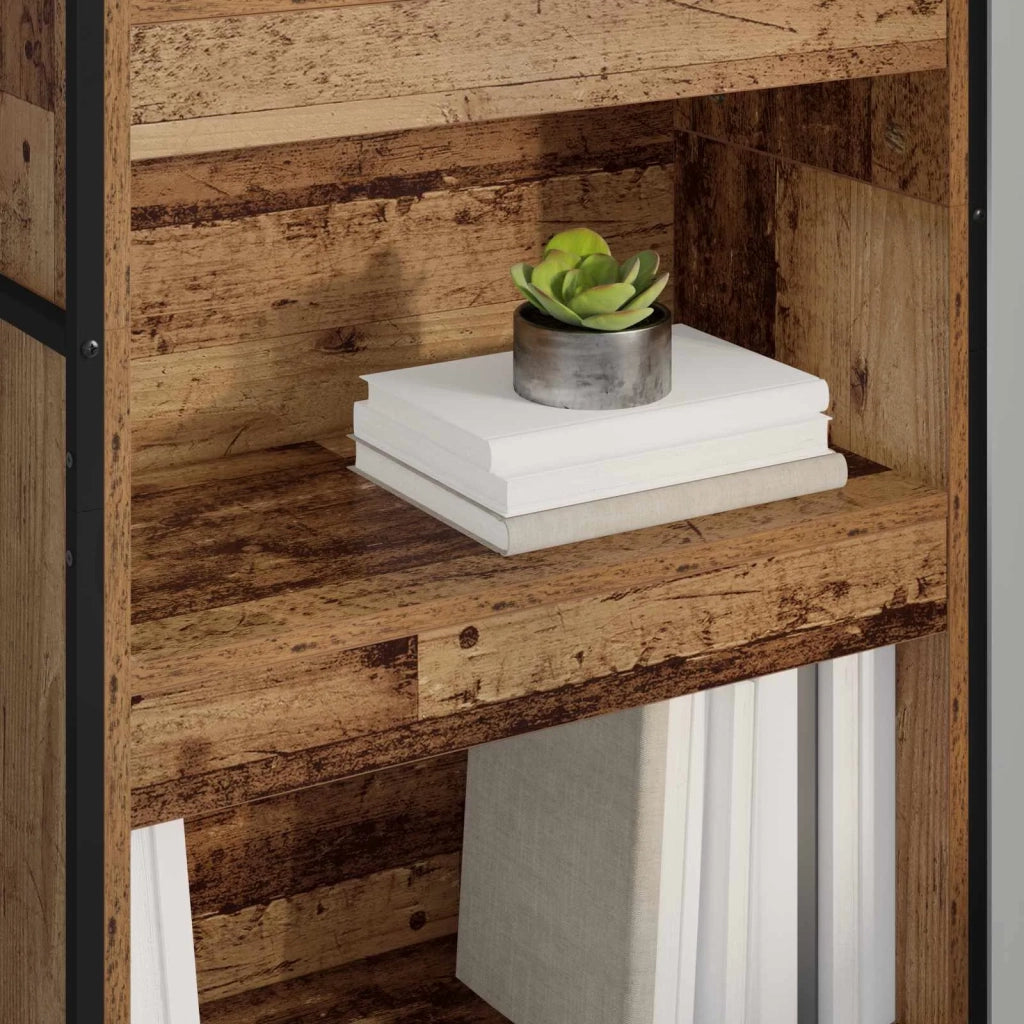 Armadio per Libri 2 pcs Legno vecchio 60 x 30 x 189,5 cm