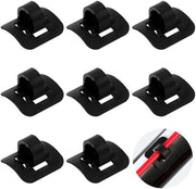 Cavo conduttore per bicicletta - 8 pezzi - Supporto in alluminio - Clip C - Accessorio per bicicletta - Duraturo - Chiusura robusta - Cavo per bicicletta