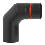 Tubo curvo per stufe Ala 120-90¬∞
