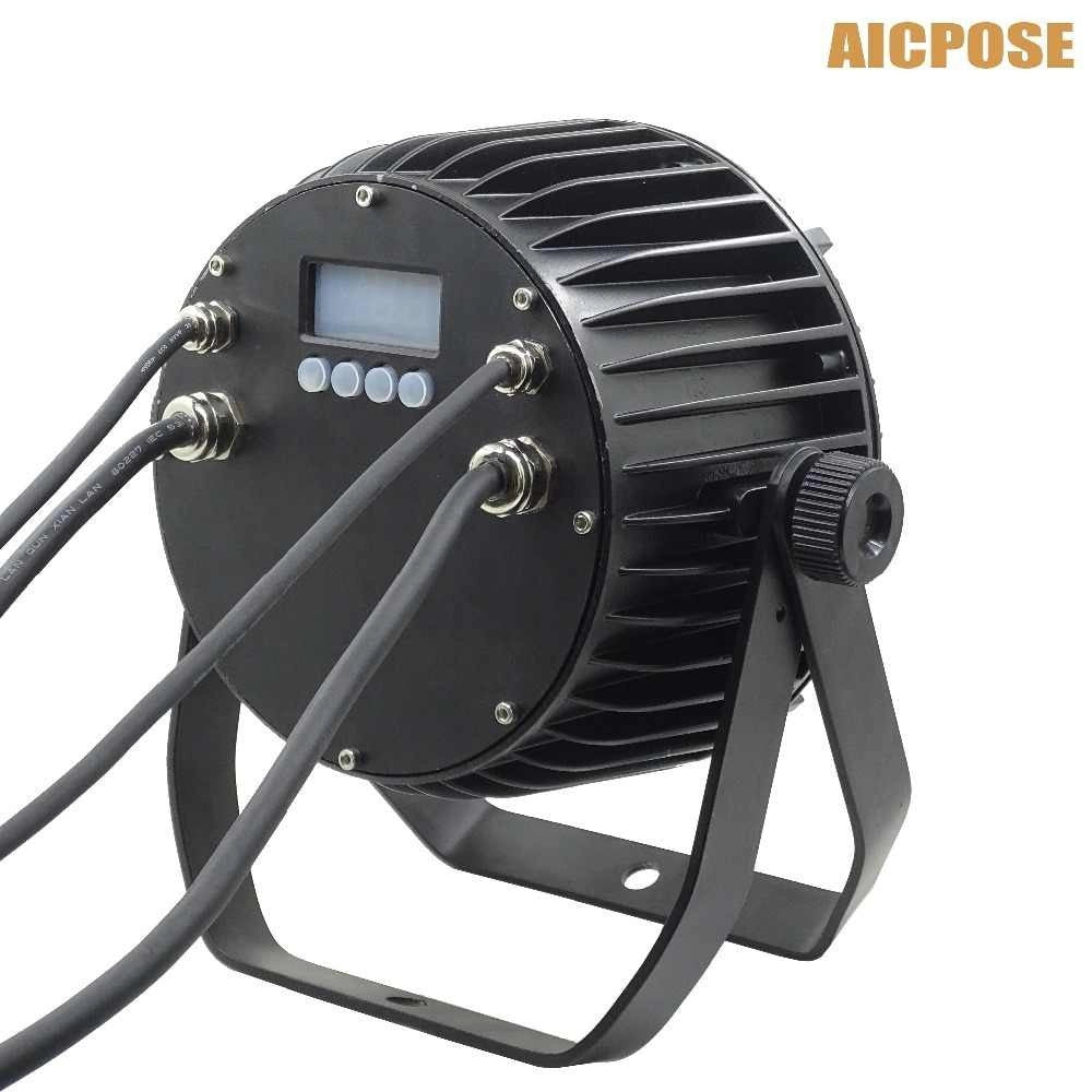 Trade Shop - Ip 65 Waterproof Led Par 9x20 Rgbw 4in1 Full Color Resistenti All'acqua -