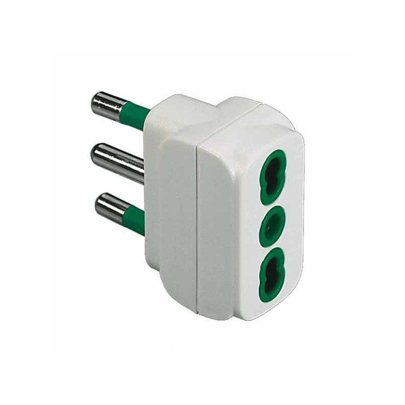 Adattatore 10/16A+T Bianco 82110 Fme