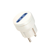 Adattatore 10/16A+T Schuko Bianco Syntesy 05273