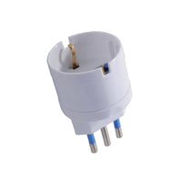 Adattatore 16A+T Schuko Bianco Syntesy 00352