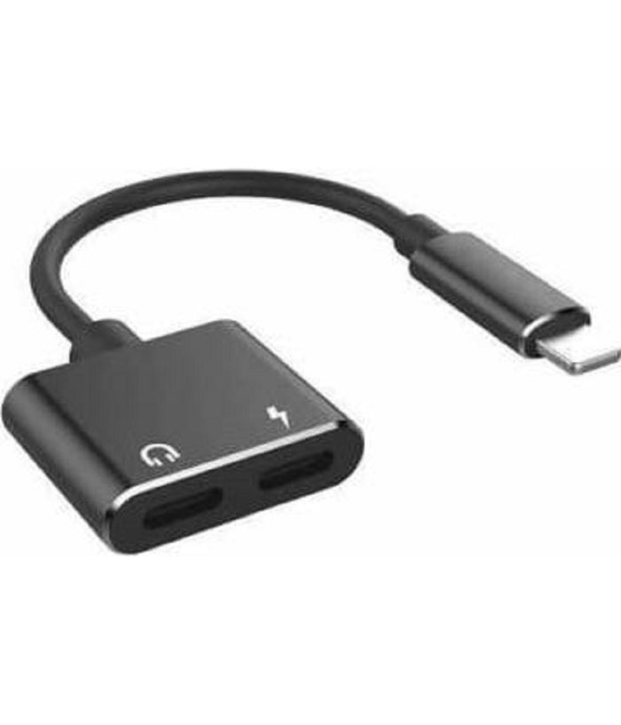 Adattatore 2in1 Q-a189 Lightning Maschio A Type-c Aux3,5mm Femmina Cuffie Ricarica         