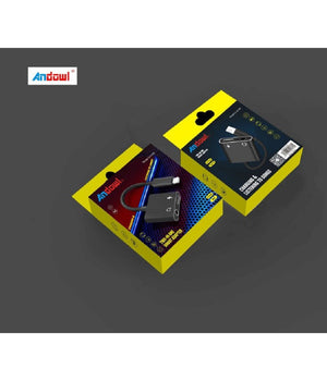 Adattatore 2in1 Q-a189 Lightning Maschio A Type-c Aux3,5mm Femmina Cuffie Ricarica         