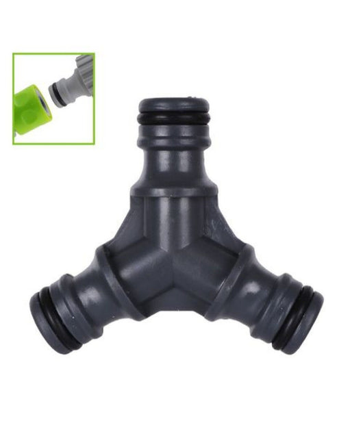 Adattatore A 3 Vie Per Tubi Con Innesto Rapido Universale Connettore Abs 94754         