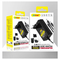 Trade Shop - Adattatore Alimentazione 3in1 Ac/dc 12v 5a Alimentatore Universale Qy-9011 3 Spine -