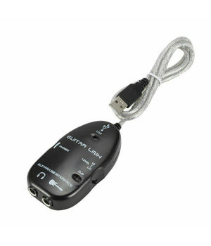 Adattatore Amplificatore Per Chitarra Basso Interfaccia Usb Cavo Cuffie Jt3624         