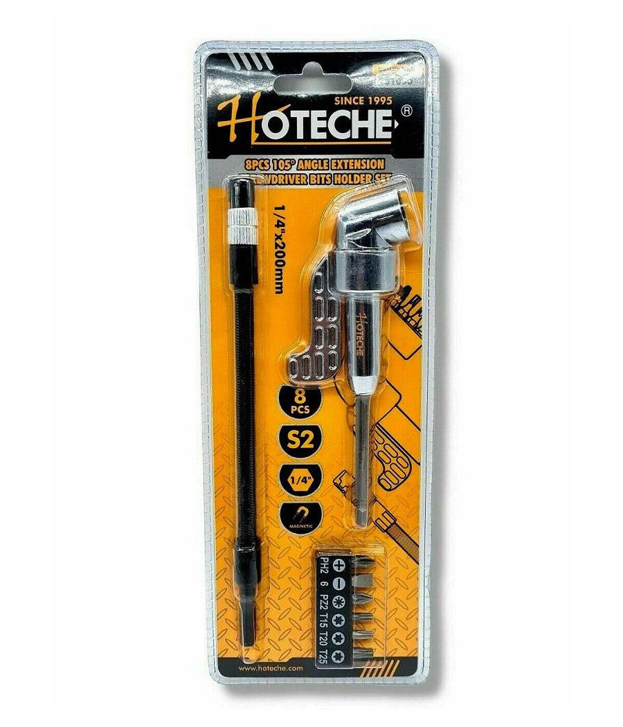 Adattatore Angolare 105° Per Trapano Mandrino Angolare Porta Inserti Flessibile         