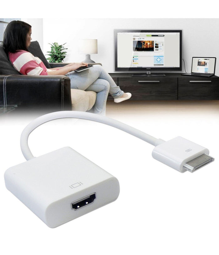 Adattatore Cavo Dock Hdmi Per Iphone Ipad Schermo Film Mirror Tv Televisione         
