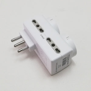 Adattatore con 2 schuko + 4 biprese da 16a