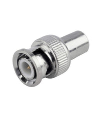 Adattatore Connettore Bnc Maschio A Rca Femmina A Crimpare Coassiale Cctv         