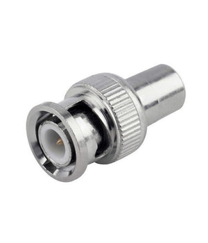 Adattatore Connettore Bnc Maschio A Rca Femmina A Crimpare Coassiale Cctv         