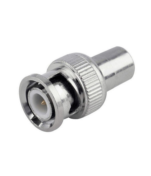 Adattatore Connettore Bnc Maschio A Rca Femmina A Crimpare Coassiale Cctv         