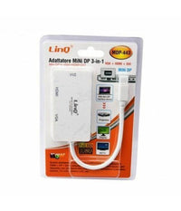 Adattatore Convertitore Da Mini Displayport 3in1 A Vga Hdmi Dvi Proiettori Mdp-443         