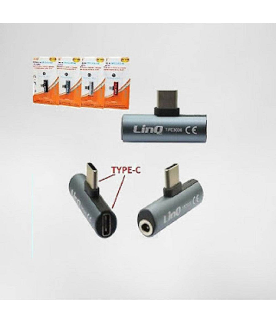 Adattatore Convertitore Da Plug Type-c Maschio A Jack 3,5mm + Pd Carica Tpc3026         